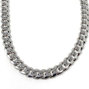 Silver 925 Heavy Cuban Link Necklace
